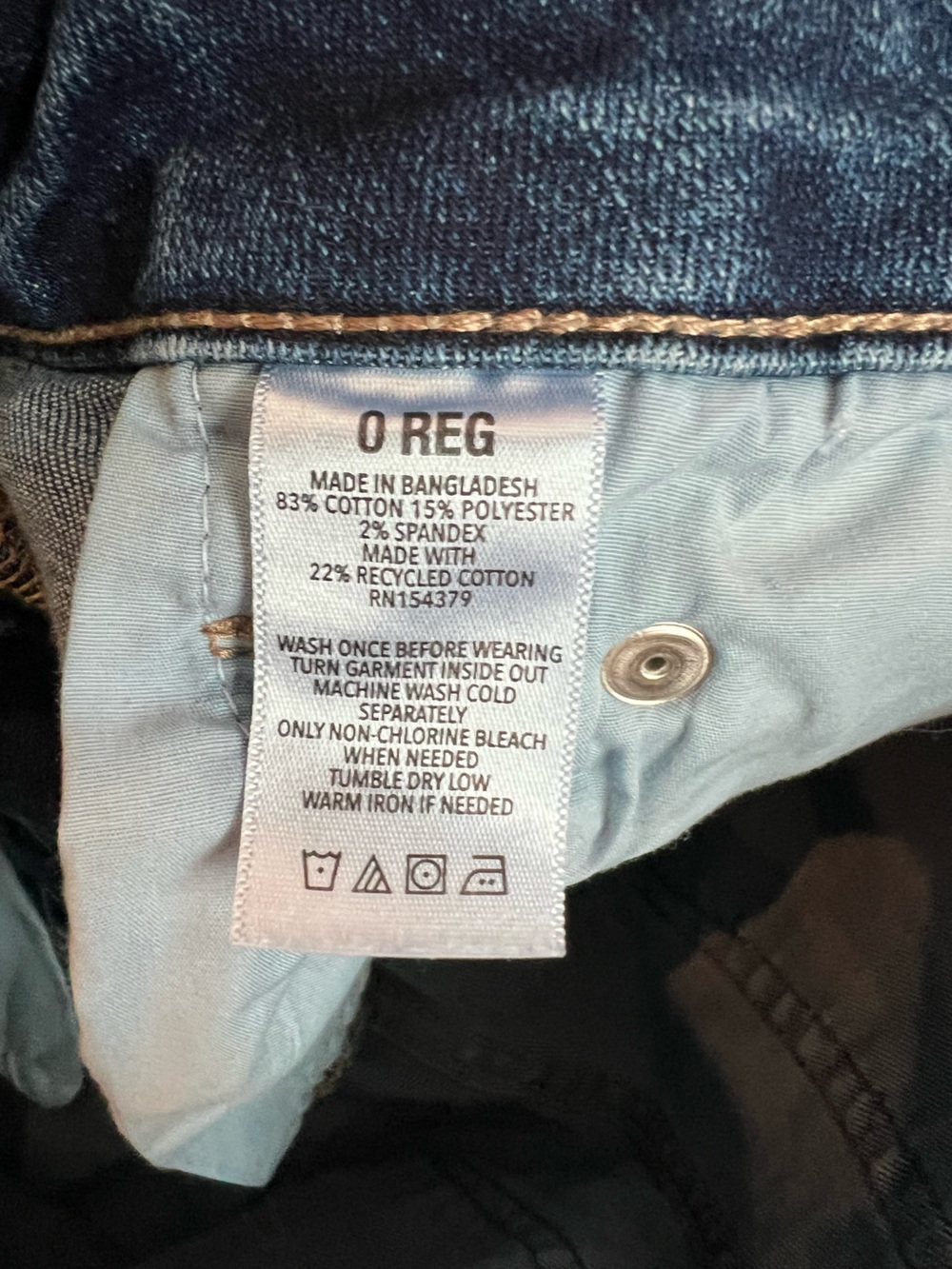Aeropostale mid rise Straight leg blue Jeans - Picture 4 of 8
